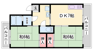 滝駅 徒歩8分 3階の物件間取画像